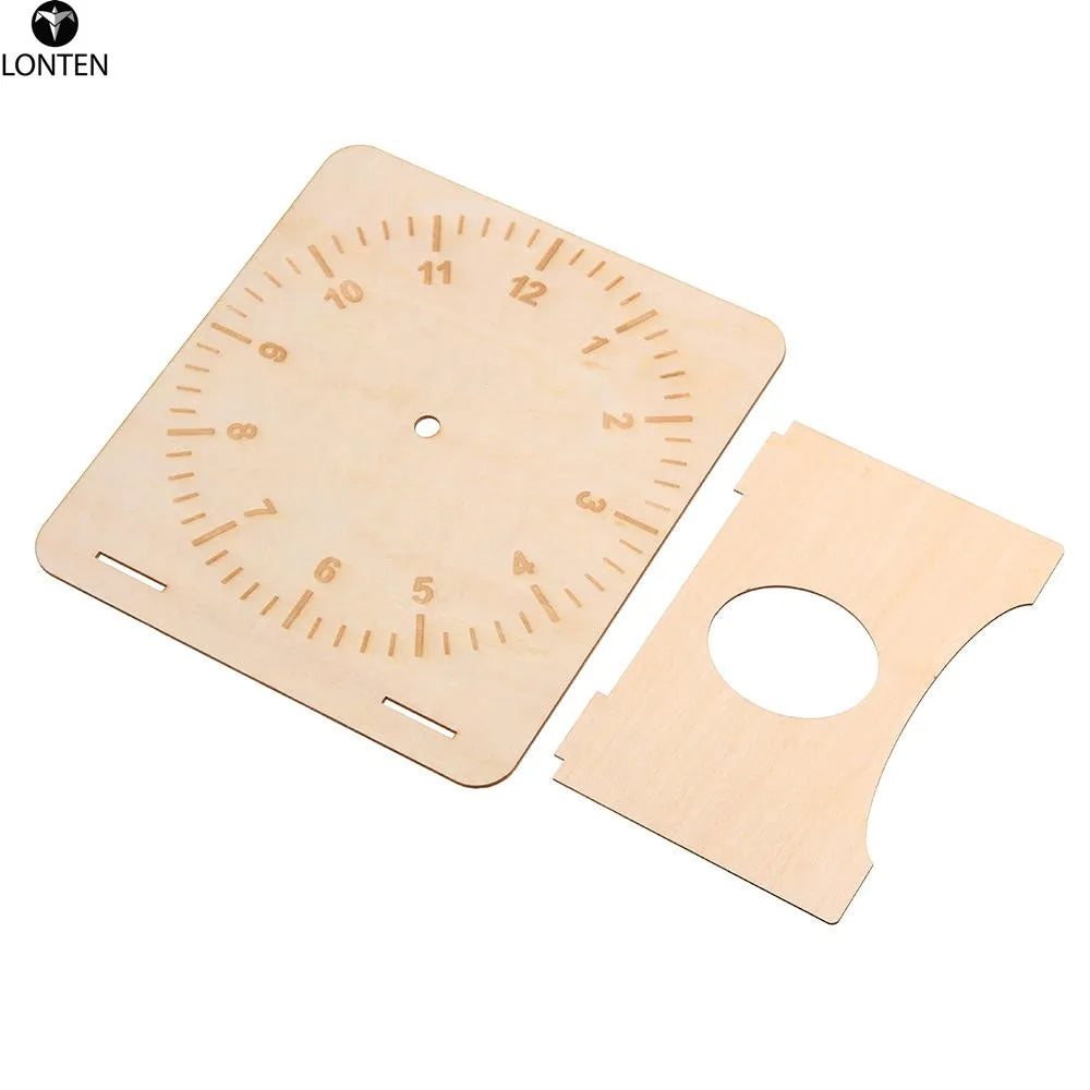 Custom Lonten DIY Clock Primary School Technology Production Kit Manual Invention DIY Material Science Model Manufacturer