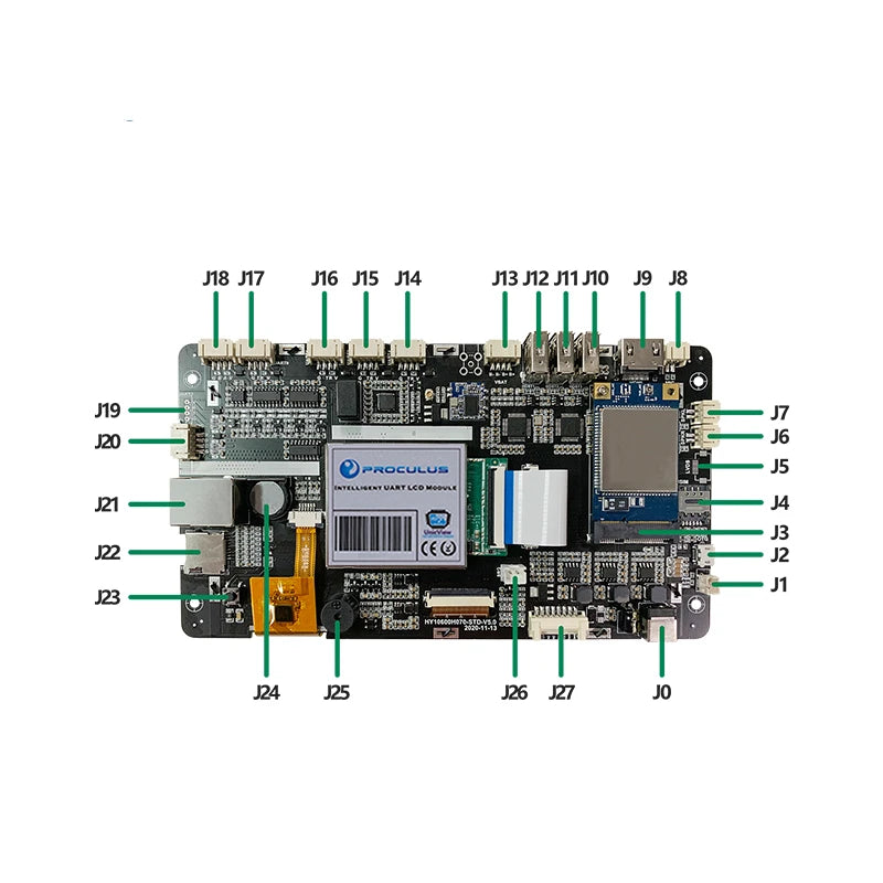 Custom 7 inch lcd android touch tft display screen panel smart tablet control board LCM high resolution Manufacturer