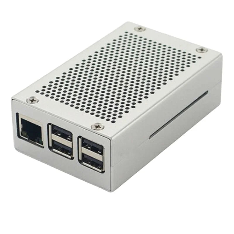 Custom Lonten Newest New Aluminum Case Enclosure Shell  Fan cooled For Raspberry Pi 4 Manufacturer