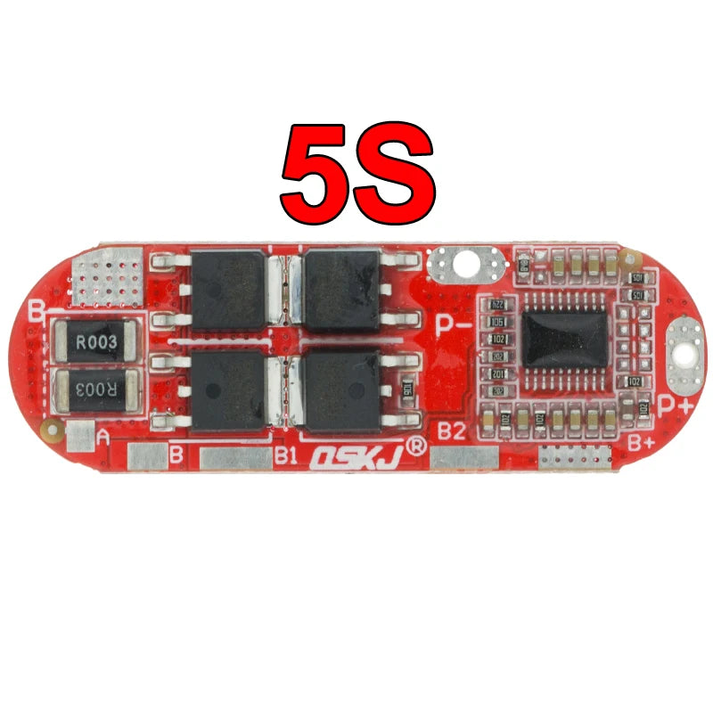 Custom BMS 1S 2S 10A 3S 4S 5S 25A Bms 18650 Li-ion Lipo Lithium Battery Protection Circuit Board Module Pcb Pcm 18650 Lipo Bms Charger Manufacturer