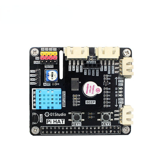 Custom PCB lighting pcba PiHAT Raspberry Pi 4 3B+ 4B Development Demo Expansion Board Module Python Programming 2G 4G 8G