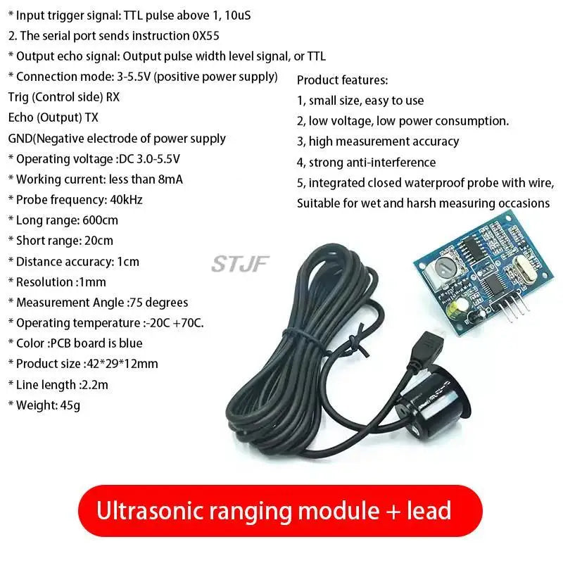 Custom HC-SR04 HYSRF05 US-15/16/26/25/100 ultrasonic ranging module sensor bracket