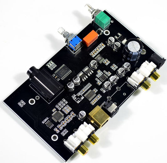 HIFI COLEGE audio USB DAC decoder board PCM5100 4558 with headphone AMPLIFIERS AMP customize