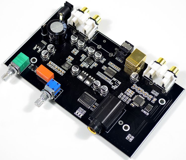 HIFI COLEGE audio USB DAC decoder board PCM5100 4558 with headphone AMPLIFIERS AMP customize