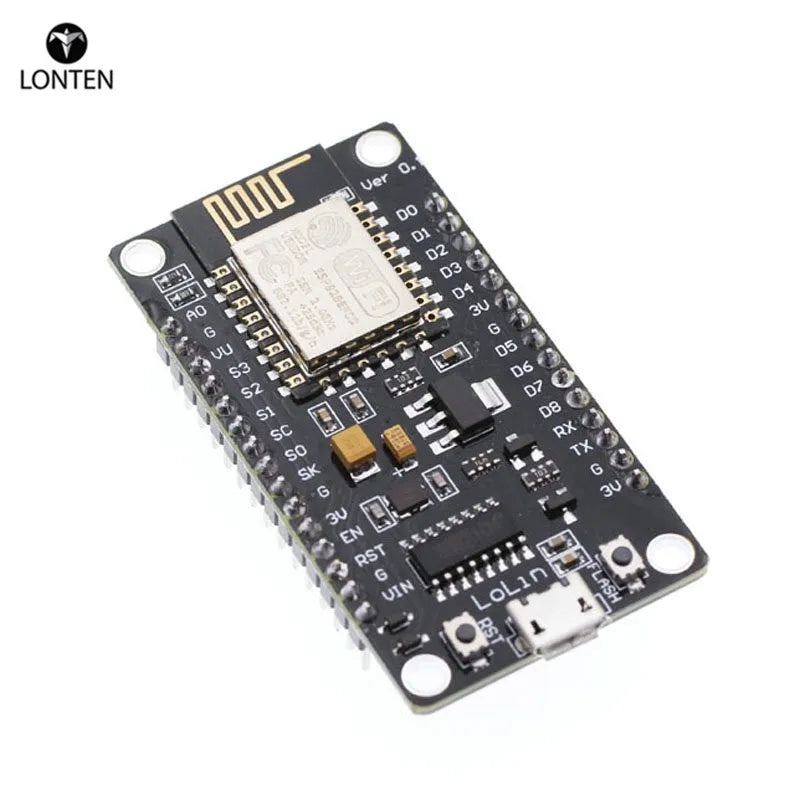 Custom Lonten Node MCU Development Kit V3 CH340 NodeMCU + Motor Shield Wifi Esp8266 Esp-12e diy rc toy remote control Lua IoT smart car Manufacturer