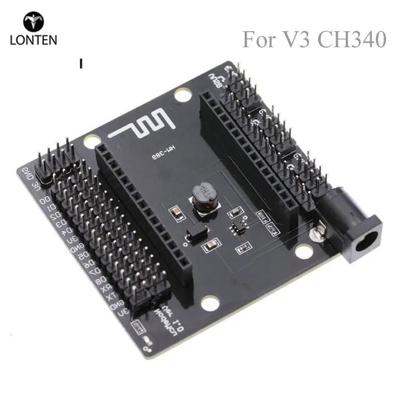 Custom Lonten Node MCU Development Kit V3 CH340 NodeMCU + Motor Shield Wifi Esp8266 Esp-12e diy rc toy remote control Lua IoT smart car Manufacturer