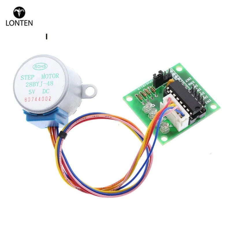 Custom Stepper Step Motor + Driver Bos Custom PCB Design Multilayer PCB PCBA Manufacturer 5V 4-phase ULN2003 with Drive Test Module 50 Manufacturer