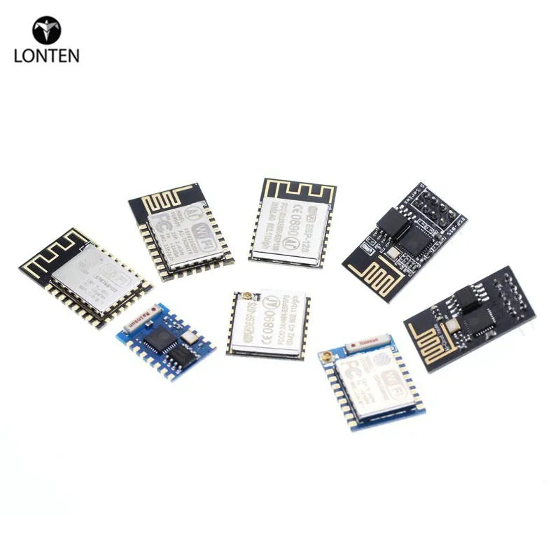 Custom Lonten 1pcs ESP8266 ESP-01 ESP-01S ESP-07 ESP-12 ESP-12E ESP-12F ESP-03 serial WIFI wirelness mode transceiver For arduinos Manufacturer