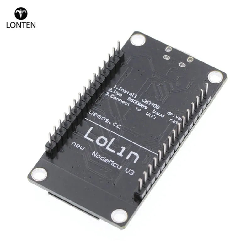 Custom Lonten Node MCU Development Kit V3 CH340 NodeMCU + Motor Shield Wifi Esp8266 Esp-12e diy rc toy remote control Lua IoT smart car Manufacturer