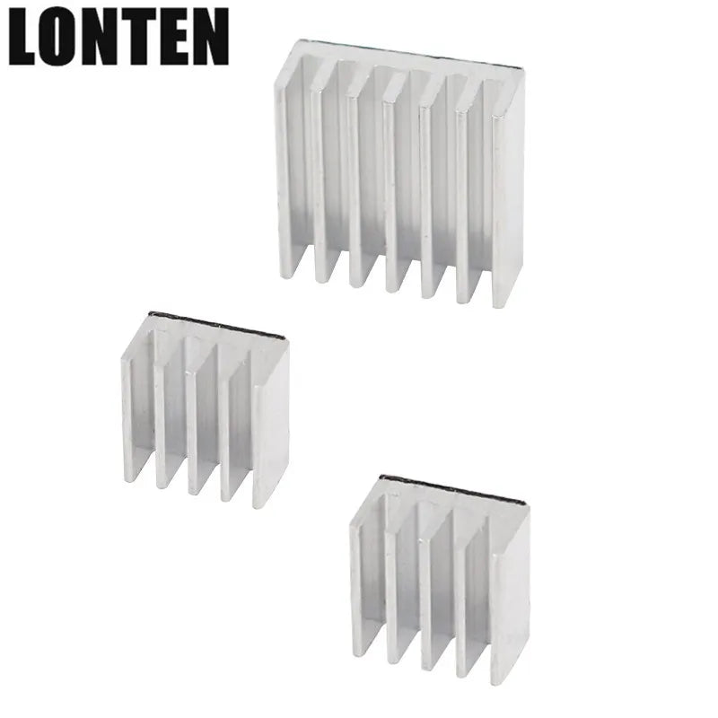 Custom Lonten 10 pcs Raspberry Pi 3 Model B Aluminum Heat Sink CPU Cooling Pad Heat Sink compatible for Raspberry Pi 2 B+ Manufacturer