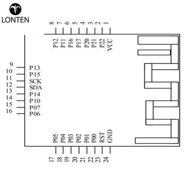 Custom Lonten JDY-08 BLE BT 4.0 Uart Transceiver moduleCC2541 Central Switching compatible for HM-11 for ard Manufacturer