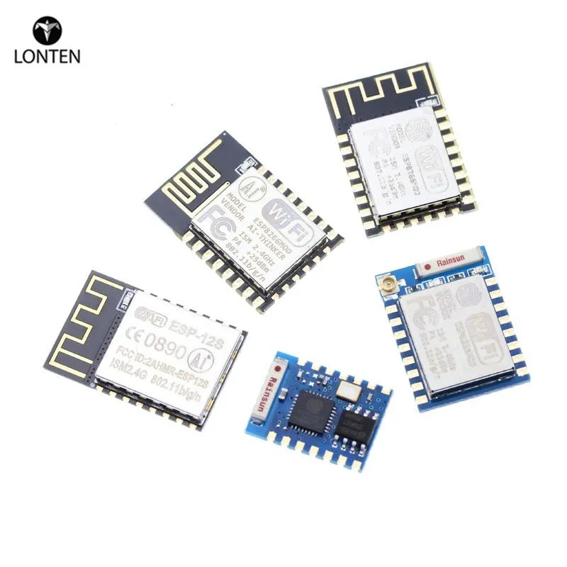 Custom Lonten 1pcs ESP8266 ESP-01 ESP-01S ESP-07 ESP-12 ESP-12E ESP-12F ESP-03 serial WIFI wirelness mode transceiver For arduinos Manufacturer