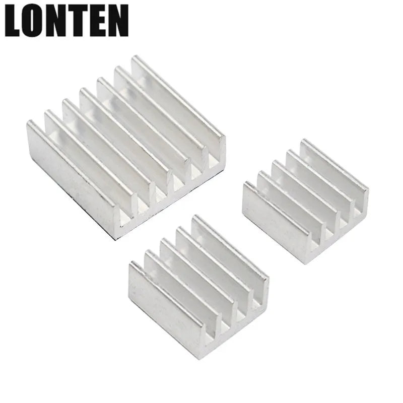 Custom Lonten 10 pcs Raspberry Pi 3 Model B Aluminum Heat Sink CPU Cooling Pad Heat Sink compatible for Raspberry Pi 2 B+ Manufacturer