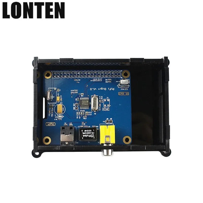 Custom Lonten Raspberry Pi 3 Digital Sound Card Board DIY HiFi DIG I2S SPDIF o Board + Acrylic Case for Raspberry Pi 3 Model B+/B 2B Manufacturer