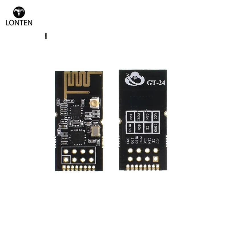Custom Lonten  GT-24 2.4G SMD NRF24L01 1100 meter long-distance NRF24L01+PA+LNA SMD wireless modes 1100meters Manufacturer