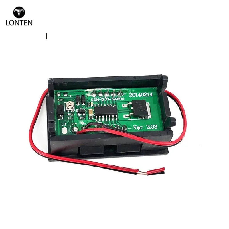 Custom Lonten 1pc Instruments 0.56inch Green LED Mini Digital Voltmeter DC5-120V Panel Volt Meter 5V To 120V Voltage Meters Electrical Manufacturer