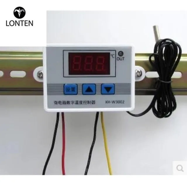Custom Lonten W3002 AC110V-220V Digital Control Temperature Microcomputer Thermostat Switch Thermometer New 10A Thermoregator DC12V/24V Manufacturer
