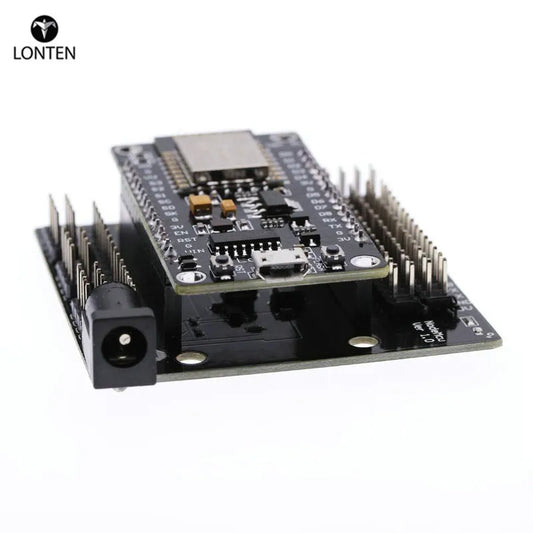 Custom Lonten Node MCU Development Kit V3 CH340 NodeMCU + Motor Shield Wifi Esp8266 Esp-12e diy rc toy remote control Lua IoT smart car Manufacturer