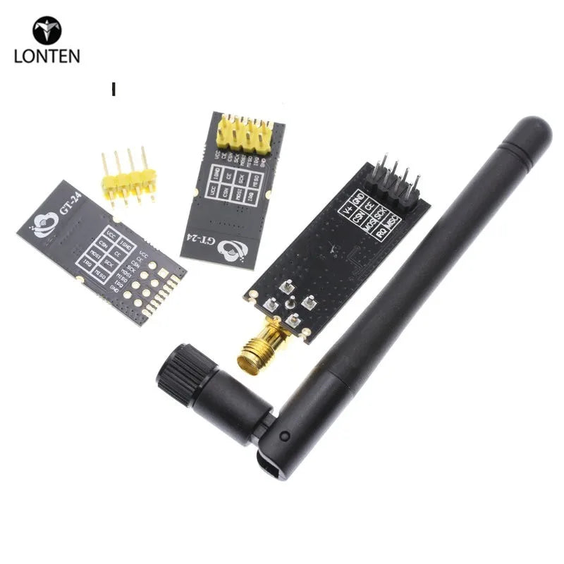 Custom Lonten  GT-24 2.4G SMD NRF24L01 1100 meter long-distance NRF24L01+PA+LNA SMD wireless modes 1100meters Manufacturer