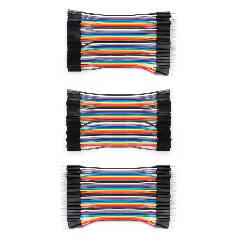 Custom Fast shipping Dupont line 120pcs 10cm male to male + female to male and female to female jumper wire Dupont cable For aduino Manufacturer