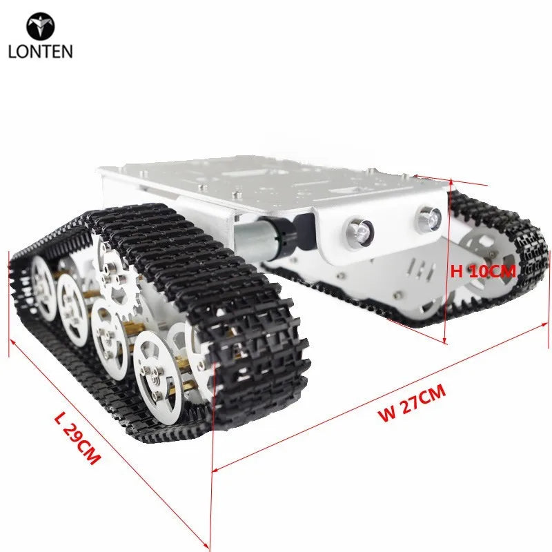 Custom OEM  T300 Tank Chassis Platform with ESP arduinos Control +Motor Drive Boarduinos Shield  for arduinos Manufacturer