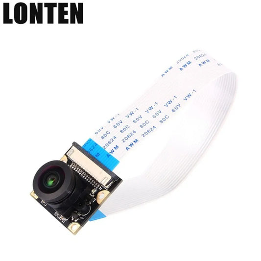 Custom Lonten 5MP 1080P 720P For Raspberry pi Camera Wide Angle Fisheye Night Vision Video Camera Compatible Raspberry Pi 3 Model B+ Pl Manufacturer