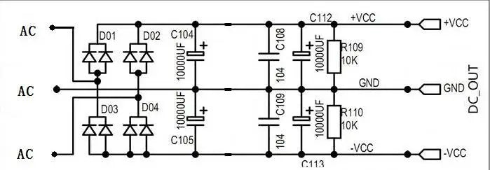 Custom Dual power supply rectification filtering high-end power amplifier power supply PCB board, 2 sets parallel output with fuse