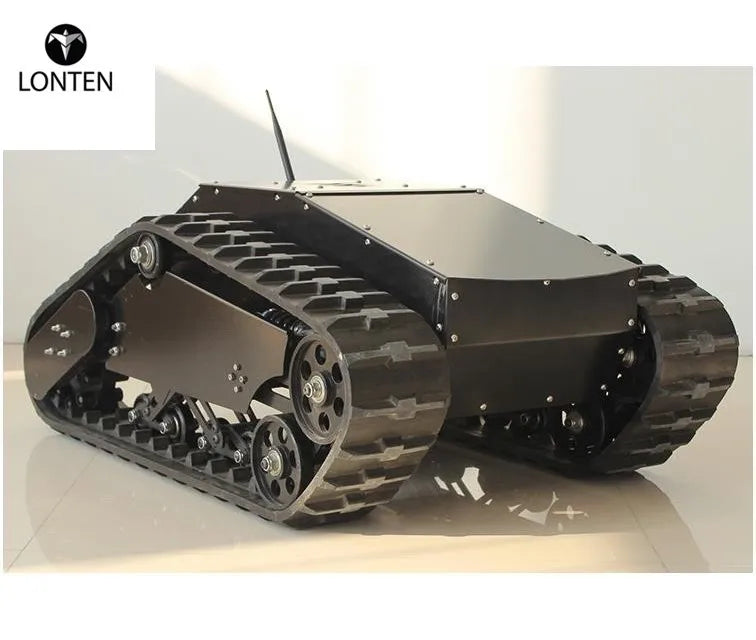 Custom Lonten 880t 100kg Load Big All Metal Robot Tank Platform Shock Absorption Chassis Suspension Crawler Chassis Manufacturer