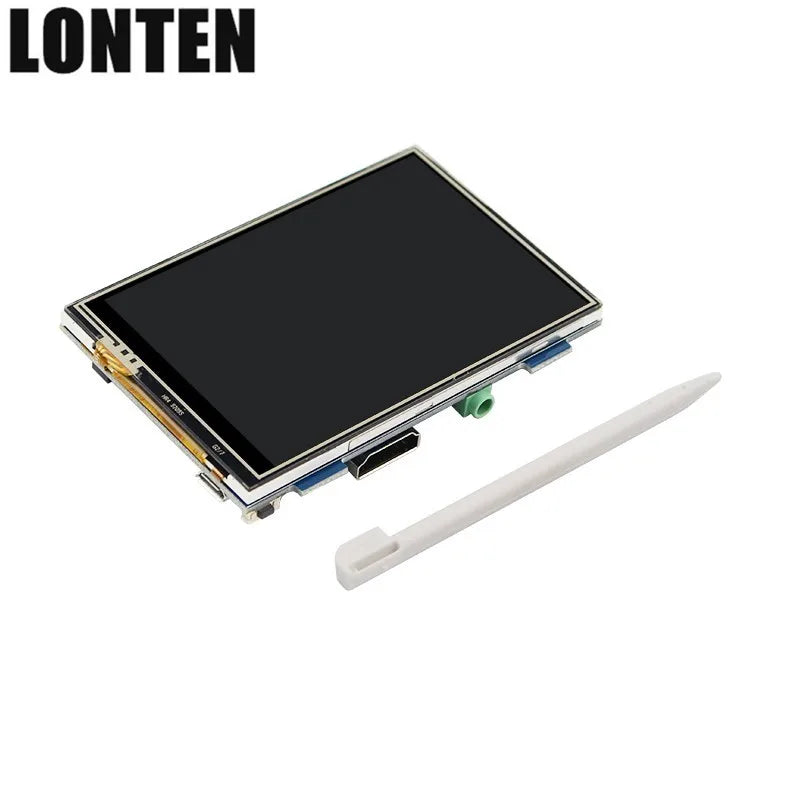 Custom Lonten Raspberry Pi 3 Model B 3.5 Inch  Touch Screen Display 480 x 320 LCD + Acrylic Case Compatible with Raspberry Pi 3B+ Plus/ Manufacturer