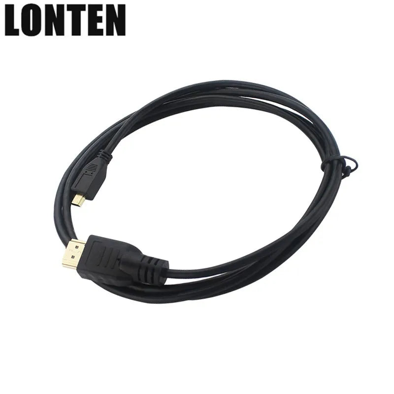 Custom Lonten New 1.5M Micro  to  Cable Adapter Male-Male  1080P Converter for Raspberry Pi 4 Model B / PS3 / XBOX / HDTV Manufacturer