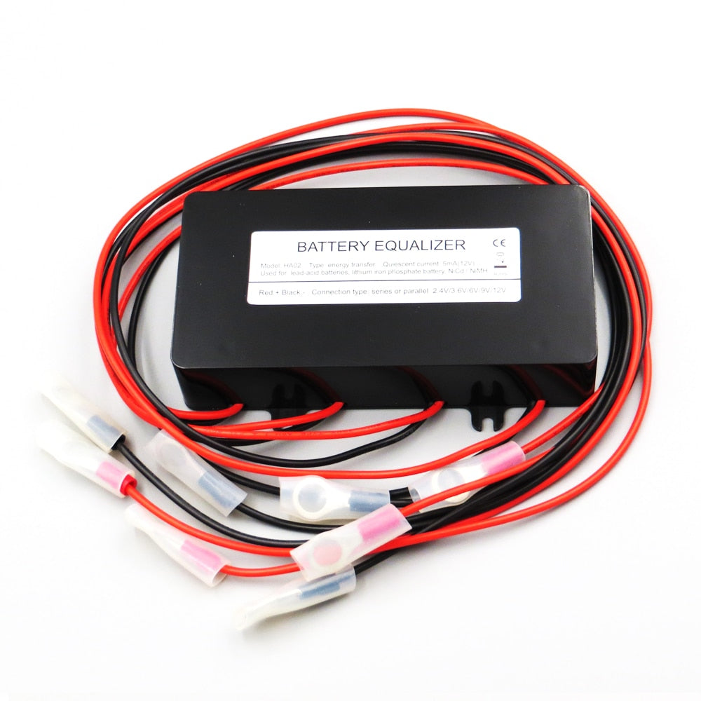 Custom HA02 Battery Balancer Li li-ion Lead Acid Batteries Connected Parallel Series Control Voltage Equalizer 3.2/3.7/6/12/24/36/48V