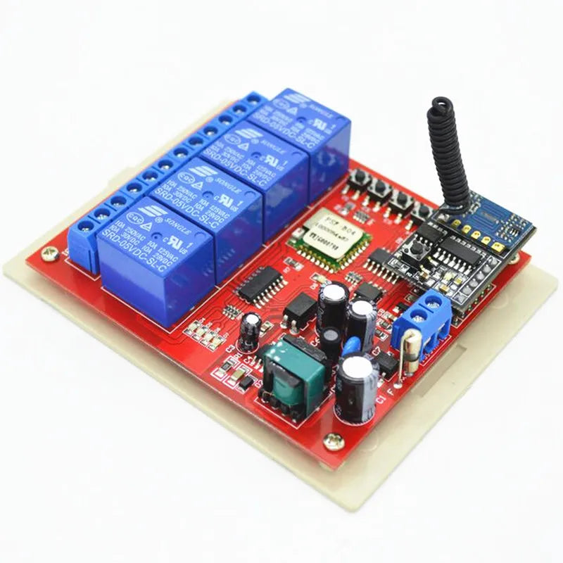 Custom New Wifi Switch 4CH 110V 220V AC 10A Smart Light Switches Support 433mhz RF Remote Controller Control by Smartphone APP Manufacturer