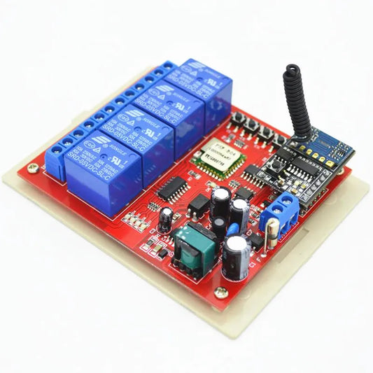 Custom New Wifi Switch 4CH 110V 220V AC 10A Smart Light Switches Support 433mhz RF Remote Controller Control by Smartphone APP Manufacturer