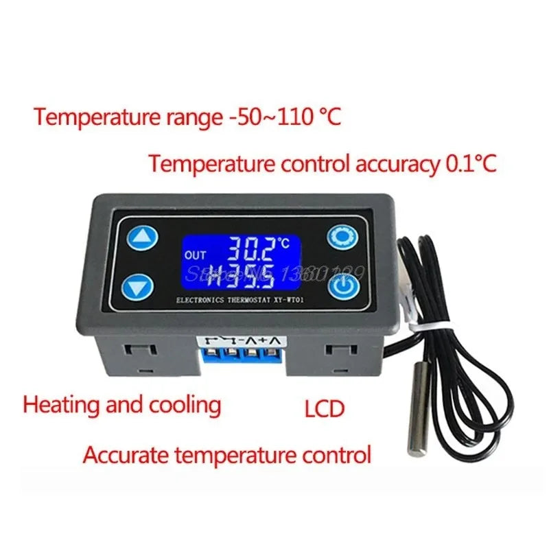 Custom XY-WT01 Temperature Controller Digital LED Display Heating/Cooling Regulator Thermostat Switch Manufacturer
