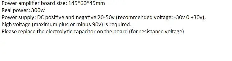 Custom Mono 300W amplifier board 1943+5200 high-power Toshiba pair transistor rear stage PCB empty board