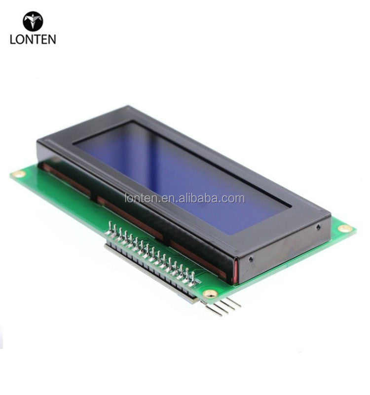 Lonten 1PCS LCD2004+I2C 2004 20x4 2004A Blue/Green screen HD44780 Character LCD /w IIC/I2C Serial Interface Adapter Module for a Custom