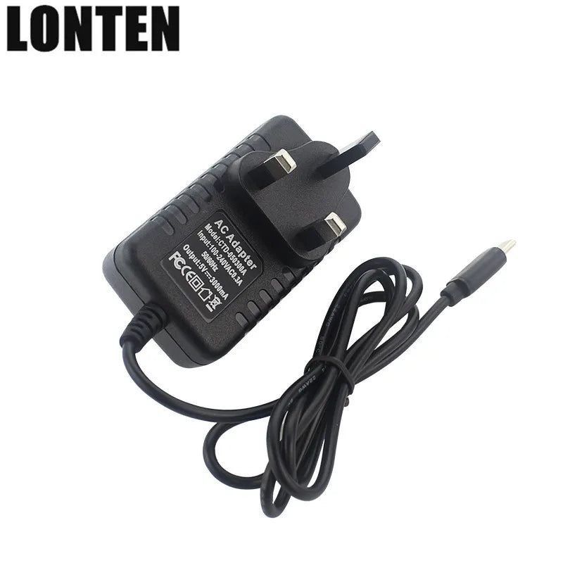 Custom Lonten New Raspberry Pi 4 Adapter USB C Power Charger 100-240V EU US UK AU Plug USB Type C Charger for Raspberry Pi 4 Manufacturer