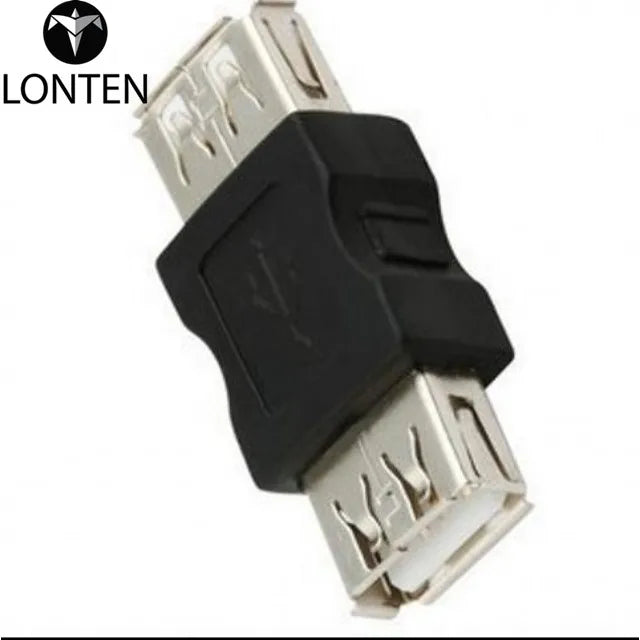 Custom Lonten 10pcs USB female to female connector USB line to extend to joint double female head conversion head USB connector Manufacturer