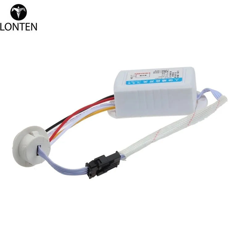 Custom Lonten 1PC AC 220V Infrared PIR Motion Sensor Switch For LED Light Bulb 500W Max Sensors Manufacturer