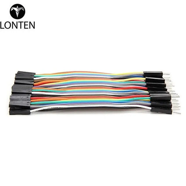 Custom Lonten New Arrival 40Pcs 10cm Male To Female DuPont cable line Jumper Connector Breadboard for ard Manufacturer