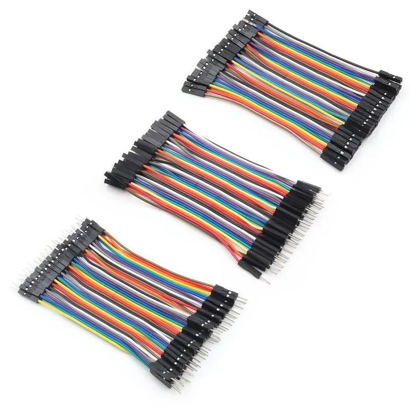 Custom Fast shipping Dupont line 120pcs 10cm male to male + female to male and female to female jumper wire Dupont cable For aduino Manufacturer