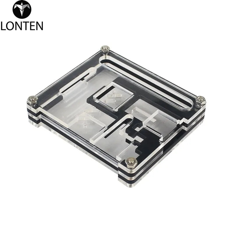 Custom Lonten Raspberry Pi 3 Model A Plus Acrylic Case 5 Layers Box Shell with Full Acc Ports Only for Raspberry Pi 3A+ Manufacturer