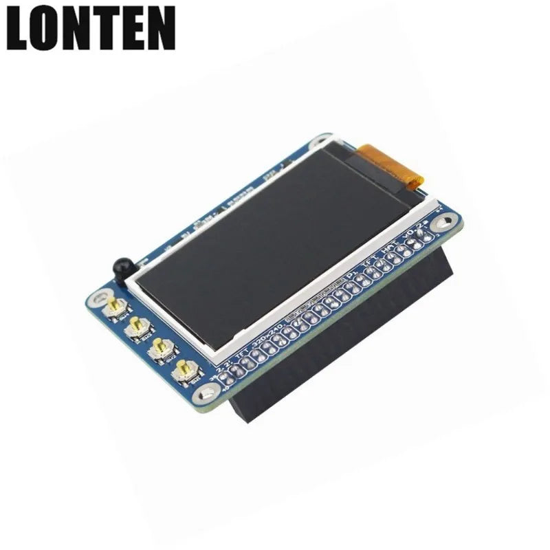 Custom Lonten Newest New Aluminum Enclosure Case Box + 2.2 inch High PPI TFT LCD Kit for Raspberry Pi 3 B+ Manufacturer