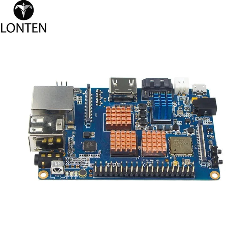 Custom Lonten Hot Sale Cooler Heat Sink Banana Pi M3 One Aluminum Heat Sink + Three Copper Heat Sink for Raspberry Pi 3/2 Manufacturer