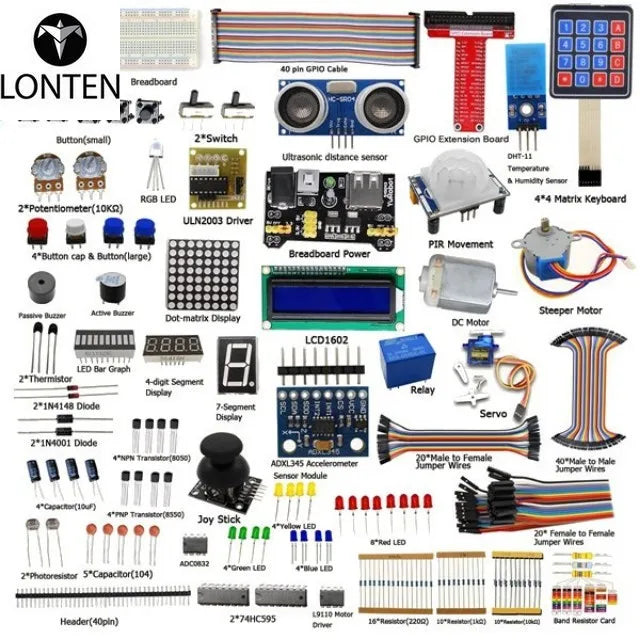 Custom Lonten DIY Starter Learning Kit For Raspberry Pi 2 Manufacturer