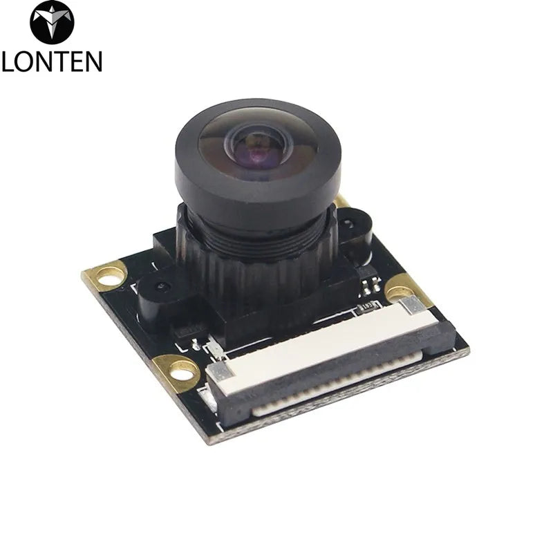 Custom Lonten Raspberry Pi 3B+ Night Vision Camera+2pcs IR LED+15cm FPC Camera Module for 5MP OV5647 Raspberry Pi 3 Wide Angle Fish Eye Manufacturer