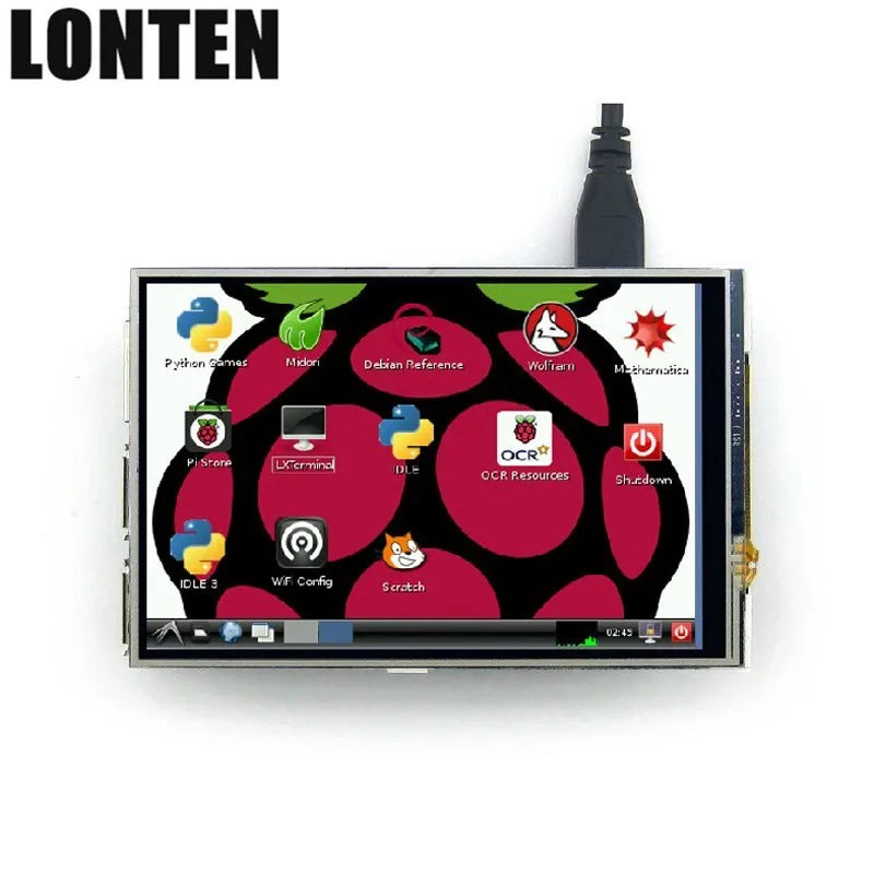 Custom Custom Lonten Newest Raspberry Pi 3 Model B Plus 3.5 inch Touchscreen LCD Display + 9 Layers Acrylic Case kit Only for Raspberry Pi 3 M Manufacturer