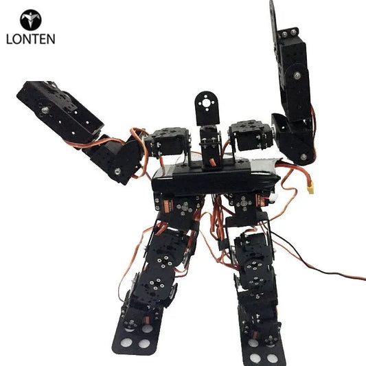 Custom Robot Arm Official  17 DOF Humanoid t Frame Servo Bracket for t Chassis +17PCS High torque Servo with Metal Gear Accory DIY Manufacturer