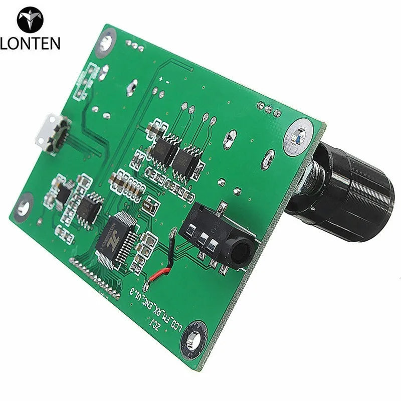 Custom Lonten Best Promotion DSP PLL Digital Stereo FM Radio Receiver Module 87-108MHz With Serial Control Frequency Range 50Hz-18KHz Manufacturer