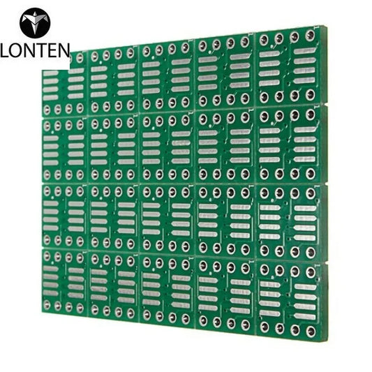 Custom Lonten 20PCS New Arrival SOP8 SO8 SOIC8 SMD to DIP8 Adapter PCB Board Converter Double Sides 0.65mm/1.27mm Manufacturer